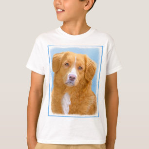 T-shirt Nouvelle-Écosse Peinture de chien pour l'essayeur