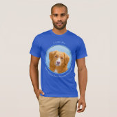 T-shirt Nouvelle-Écosse Peinture de chien pour ramper le c (Devant entier)
