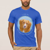 T-shirt Nouvelle-Écosse Peinture de chien pour ramper le c (Devant)