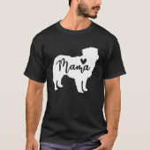 T-shirt Nouvelle-Écosse Récupérateur de canard Mama Toller (Devant)
