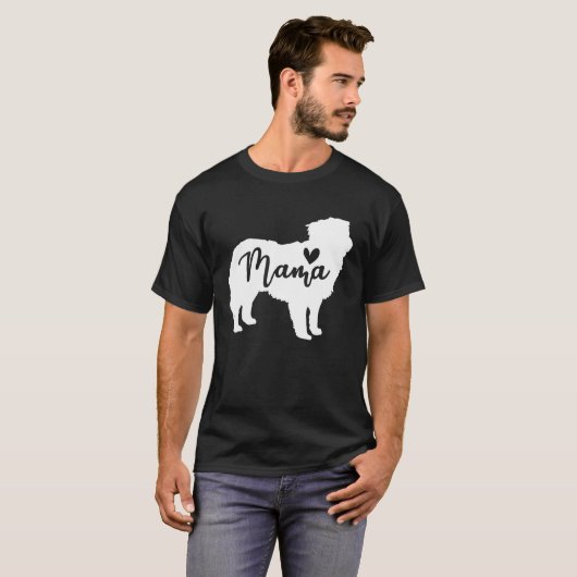 T-shirt Nouvelle-Écosse Récupérateur de canard Mama Toller (Devant entier)