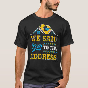 T-shirt Nouvelle Fête De Réchauffement Ménage Propriétaire