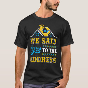 T-shirt Nouvelle Fête De Réchauffement Ménage Propriétaire