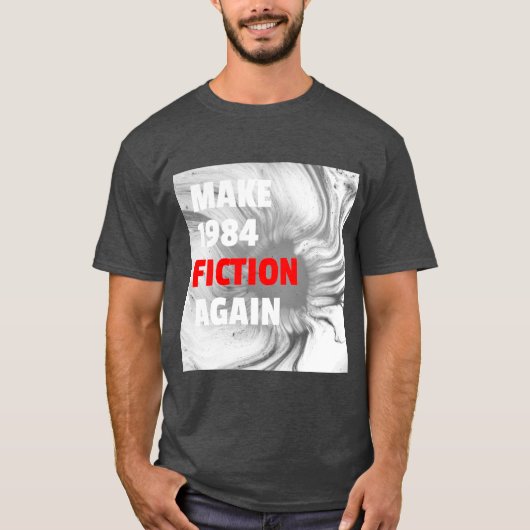 T-shirt Nouvelle fiction en 1984 (Devant)