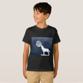 T-shirt Nouvelle Lune - Loup hurlant (Devant entier)