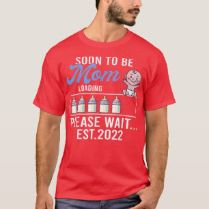 T-shirt Nouvelle Maman, Grossesse Drôle Bientôt Faire-part