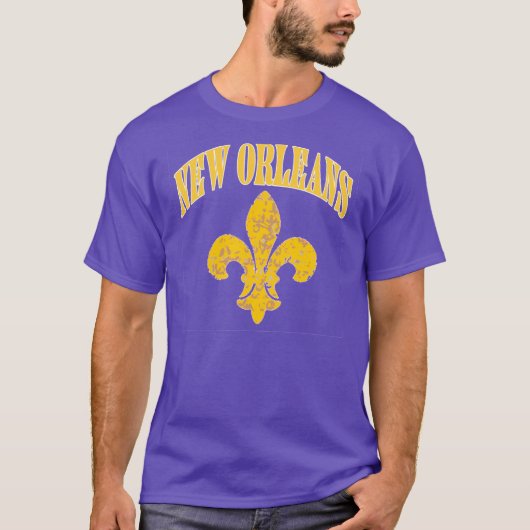 T-shirt Nouvelle-Orléans Fleur De Lis (Devant)