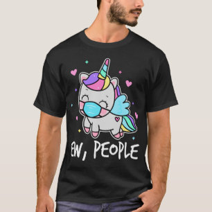 T-shirt Nouvelle Population Distances Sociales Unicorne Pr
