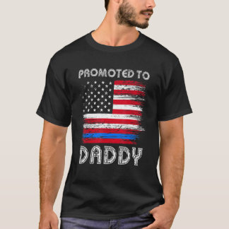 T-shirt Nouvelle première fois papa police application de