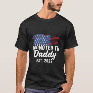 T-shirt Nouvelle première fois papa police application de