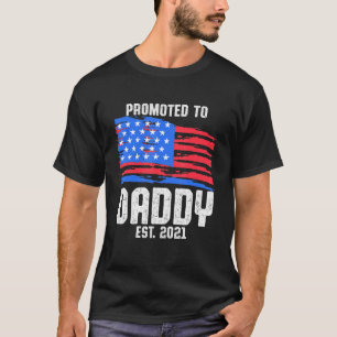 T-shirt Nouvelle première fois papa police application de