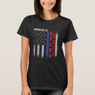 T-shirt Nouvelle première fois papa police application de