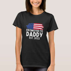 T-shirt Nouvelle première fois papa police police applicat
