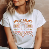 T-shirt Nouvelle tante personnalisée