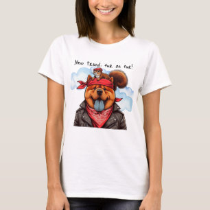 T-shirt Nouvelle tendance : fourrure sur fourrure ! chow-c