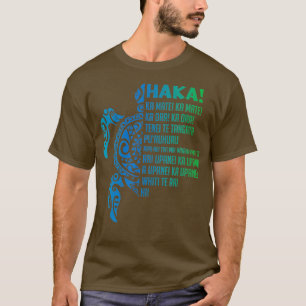 T-shirt Nouvelle-Zélande Haka Ka Mate Song urtle Rugby Mao