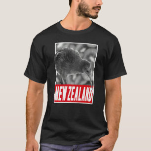 T-shirt Nouvelle-Zélande Idées Kiwi Rétro Nouvelle-Zélande