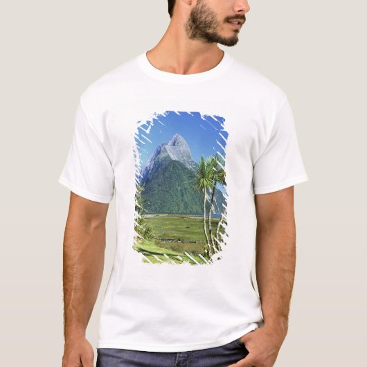 T-shirt Nouvelle-Zélande, île du Sud, pic de Miter, (Devant)