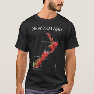 T-SHIRT NOUVELLE ZÉLANDE KIWI POHUTUKAWA
