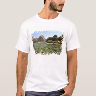 T-shirt Nouvelle-Zélande, Miter Peak et Bowen River entra
