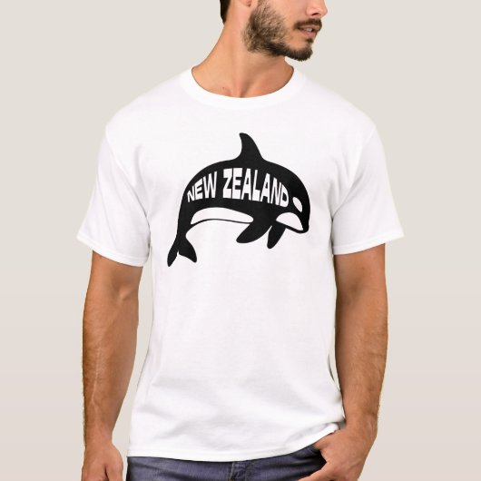T-shirt Nouvelle-Zélande Orca (Devant)