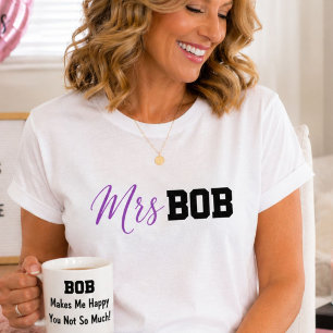 T-shirt Nouvellement Mariée Drôle Miel Madame Nouvelle Épo
