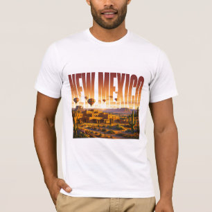 T-shirt Nouvelles ballons du désert du Nouveau-Mexique Ave