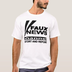 T-shirt Nouvelles de Faux