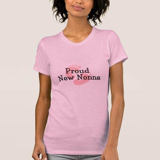 T-shirt Nouvelles empreintes de pas fières de bébé de (Devant)