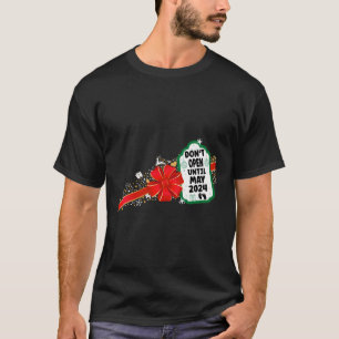 T-shirt N'Ouvre Pas Avant Mai 2024 - Faire-part de grosses