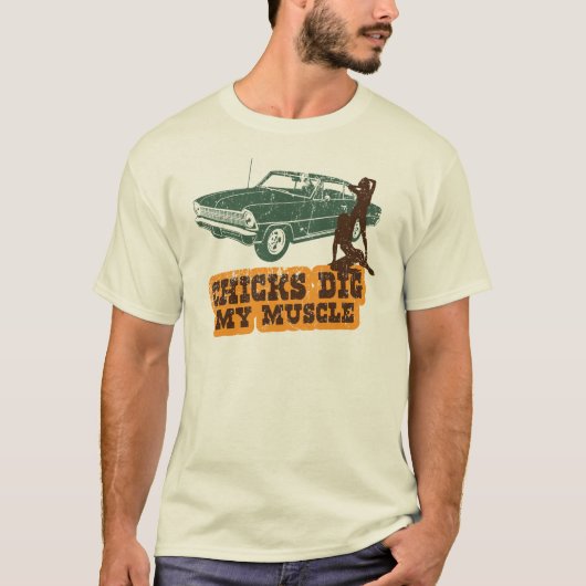 T-shirt Nova 1967 de Chevrolet solides solubles (Devant)