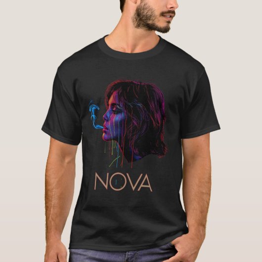 T-shirt Nova Glow Peinture Silence (Devant)