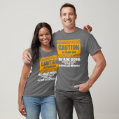 T-shirt Novelty Caution 50 Years Old Celebrating Fifty boy (Unisexe)