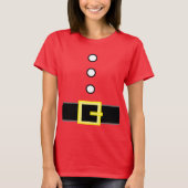 T-shirt Novelty pour femmes Noël PÈRE NOËL ELF SUIT COSTUM (Devant)