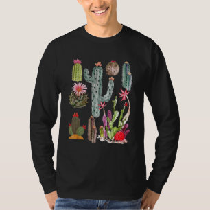 T-shirt Novelty Retro Cactoid Opuntias Horticulture Herbal