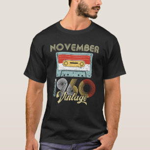 T-shirt Novembre 1960 enregistreur à cassettes vintage