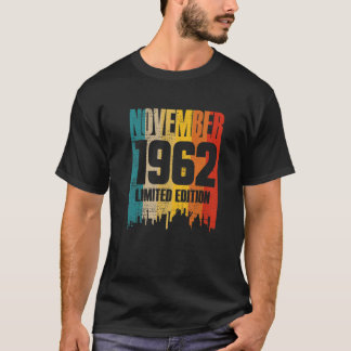 T-shirt Novembre 1962 59 Anniversaire Limitée Editio