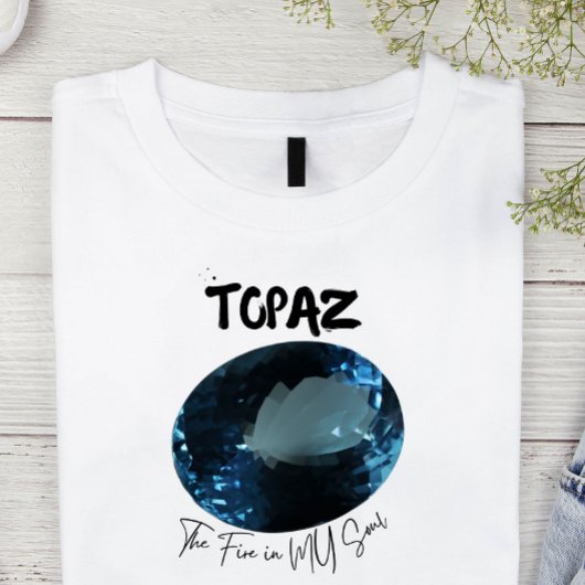 T-shirt Novembre Anniversaire Topaz