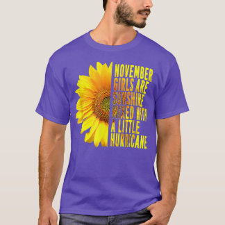 T-shirt Novembre Girls Sunshine Midi Ouragan Sunflower B