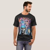 T-shirt NPC Brain Break - Trop de dents fractales (Devant entier)