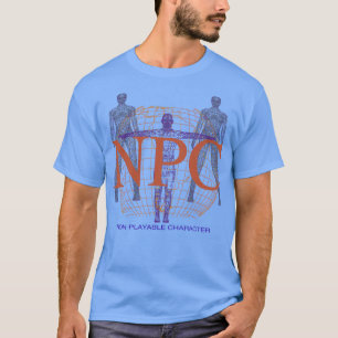 T-shirt NPC Retro Y2K Computer Graphic non jouable