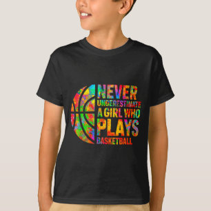 T-shirt NSousestimez Jamais Une Fille Qui Joue Au Basket-b