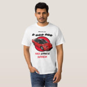 T-shirt NSX Supercar japonais (Devant entier)