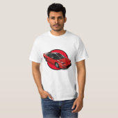 T-shirt NSX Supercar japonais (Devant entier)