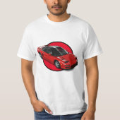 T-shirt NSX Supercar japonais (Devant)
