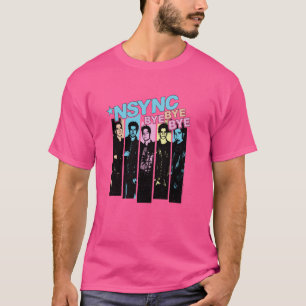 T-shirt NSYNC Officielle Neon Bye Bye Bye Bye