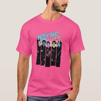 T-shirt NSYNC Officielle Neon Bye Bye Bye Bye