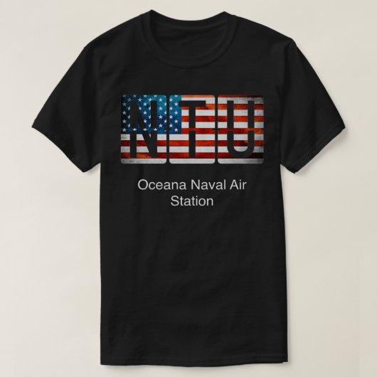 T-shirt NTU Oceana Naval Air Station  (Design devant)