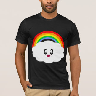 T-shirt Nuage Arc-en-ciel Rave Kawaii