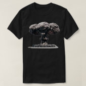T-shirt Nuage de champignon nucléaire à tête clown (Design devant)